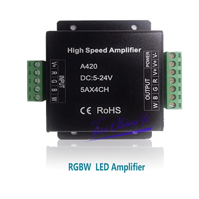 Led Strip High Speed Amplifier For 5050 5054 RGB RGBW RGB+CCT LED strip Light DC5V-24V