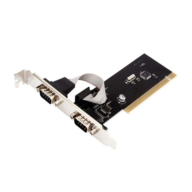 

DIEWU PCI 2 Serial Port Expansion Card Industrial DB9 COM RS232 Converter Adapter Controller High quality