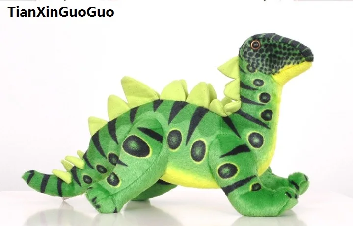 

about 40cm green Stegosaurus dinosaur plush toy soft doll birthday gift s0126