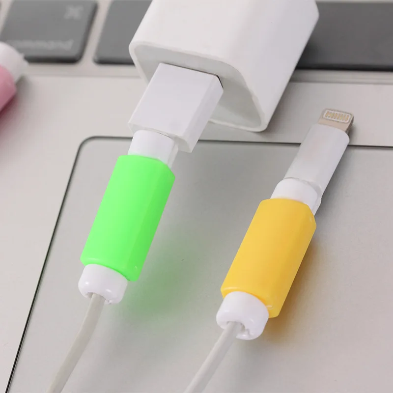 Cable Protector Data Line  Colors Cord Protector Protective Case Long Size Cable Winder Cover For iPhone USB Charging Cable