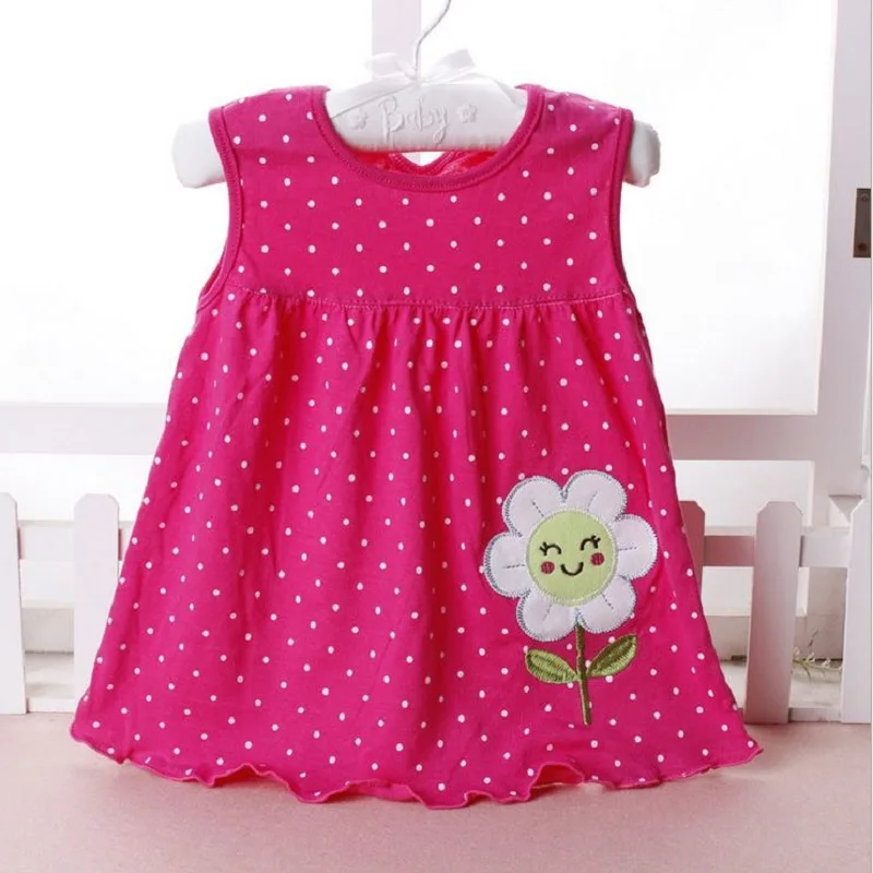 Baby Girls Dress Baby girl summer clothes  Baby Dress Princess 0-2years Cotton Clothing Dress Girls Clothes Low Price