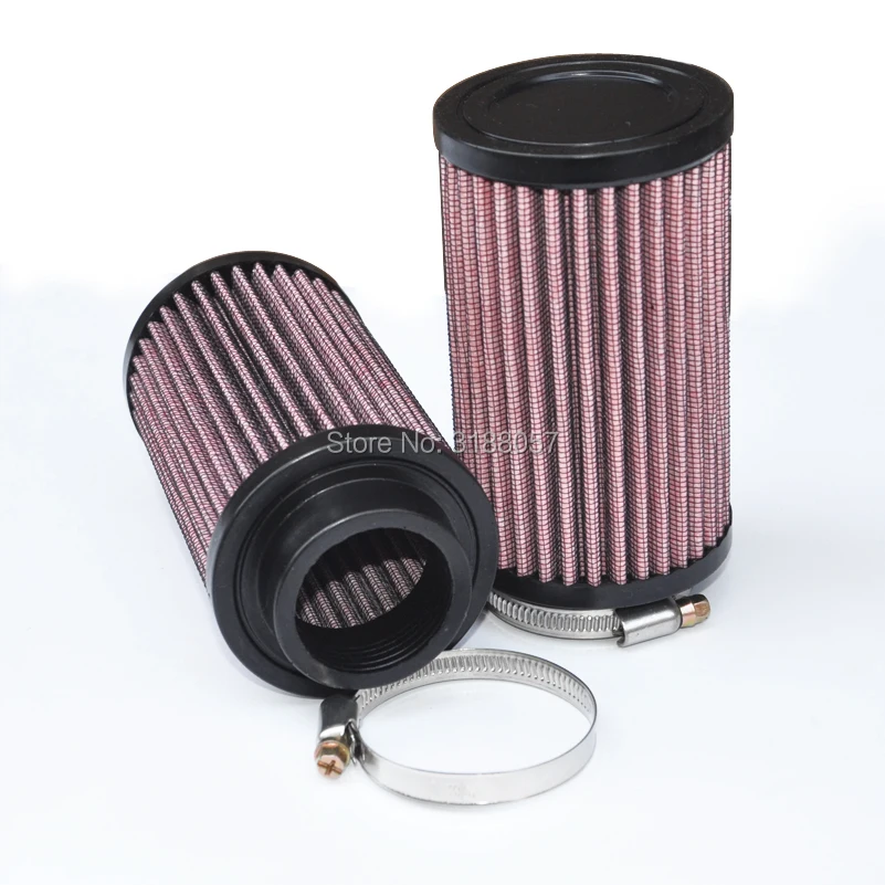 2 Pcs Air Filters Cleaners for Yamaha YFZ350 Banshee YFZ 350 ATV Dirt Motor Bike Motorcycle Accessories replace RU-0210