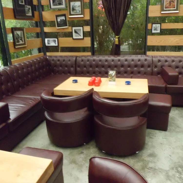 customized resturant  modern design sofa for bar night club