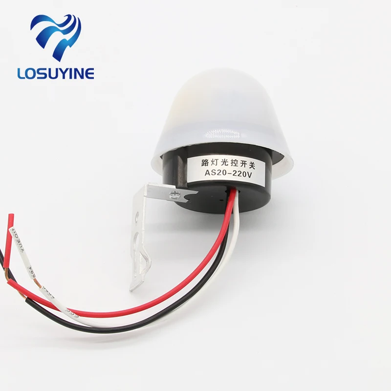 Automatic Auto On Off Photocell street Light Switch DC AC 220V 50-60Hz 10A Photo Control Photoswitch Sensor Switch