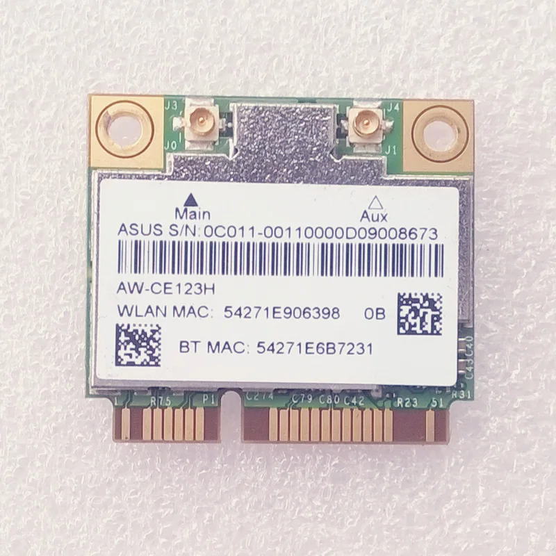 0C011-00110000 For Asus G75VX Dual Band Wireless-AC & BT 4.0 Half-Height Mini-PCI Express Wi-Fi Card BCM94352