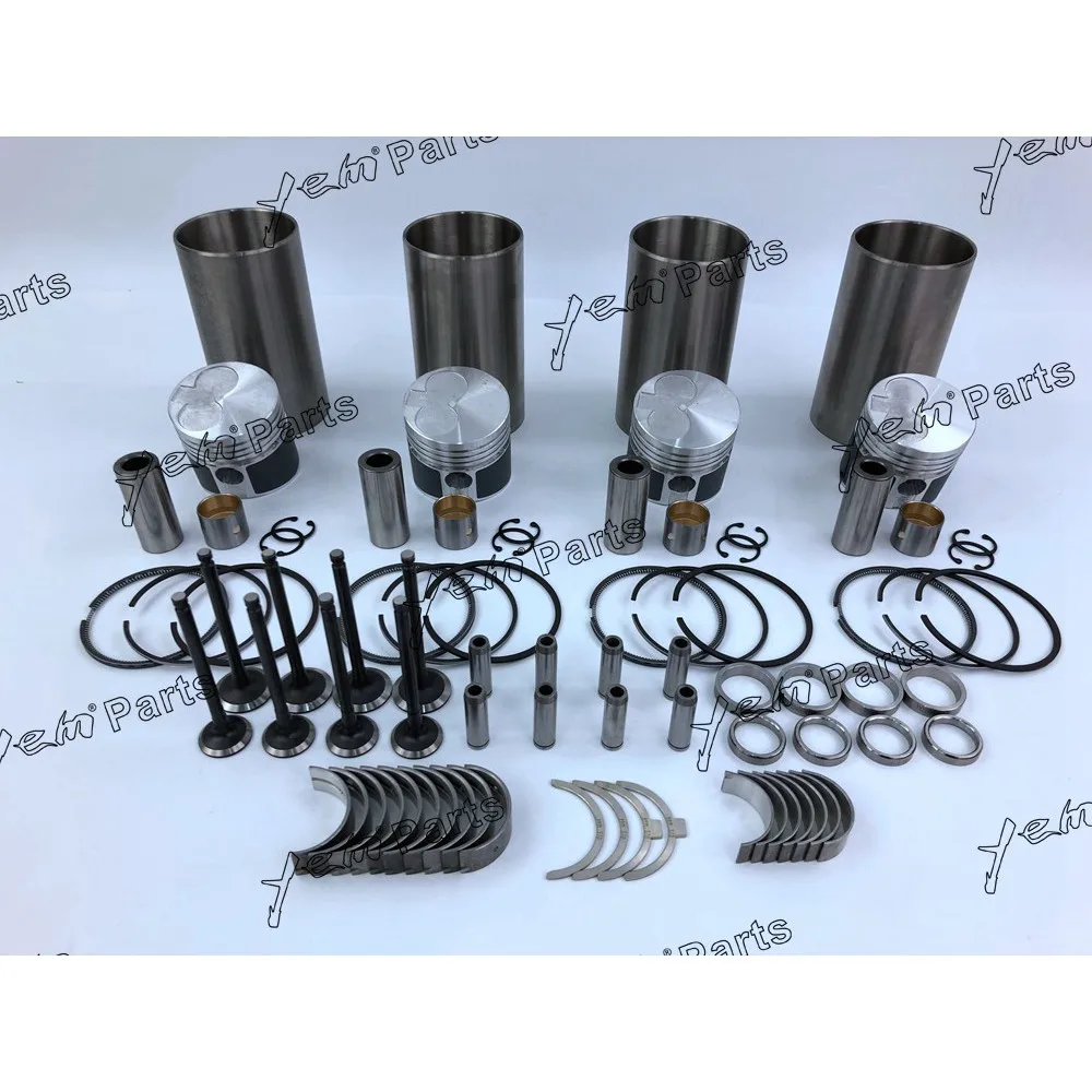 

For Mitsubishi engine K4D leaf type liner kit piston piston ring cylinder liner bearings valve guide seat