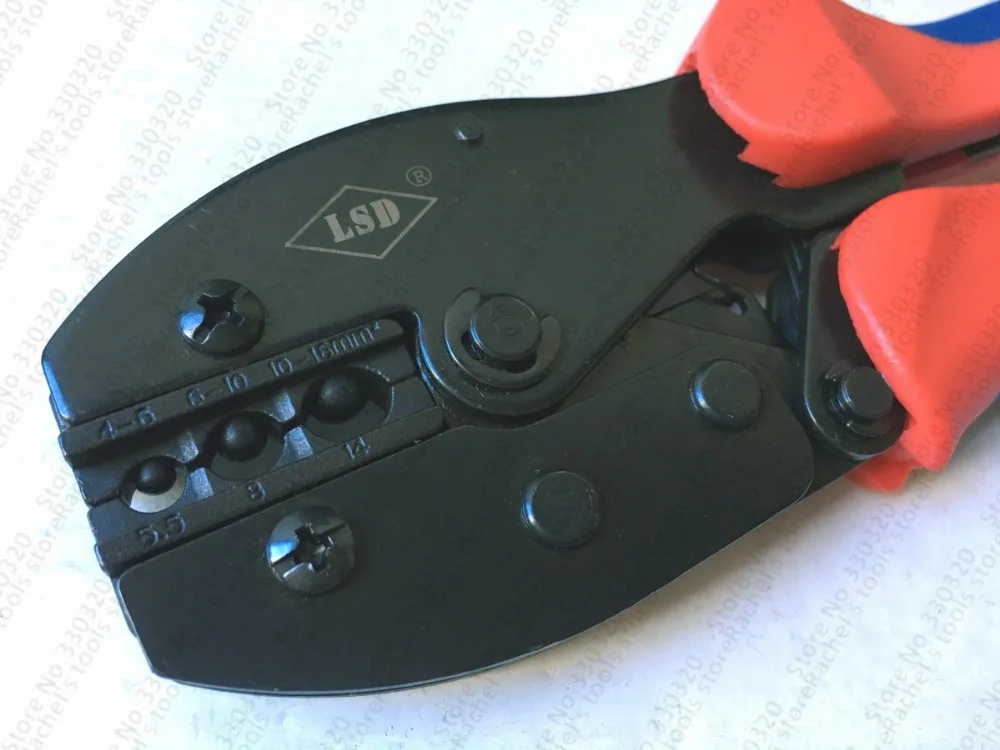 LY-616TD Terminal crimper crimping tool crimping pliers for non-insulated cable lugs links 4-16mm2