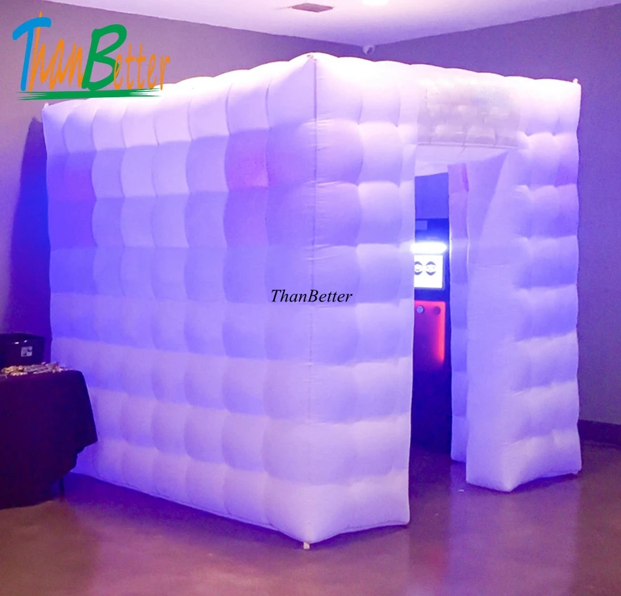 

Portable Inflatable Photo Cabin/Inflatable Cube Tent/Led Inflatable Photo Booth 3.0*3.0*2.4M 3x3x2.4Meters