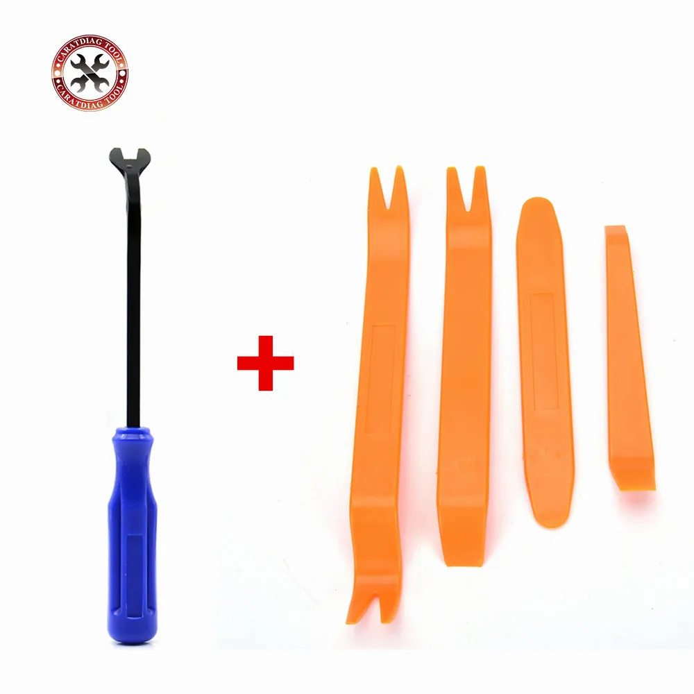 Luxury Plastic Car Pry Repair Tool Kit Radio Door Clip Panel Trim Dash Audio Stereo Removal Repairing Set For ALL the Cars