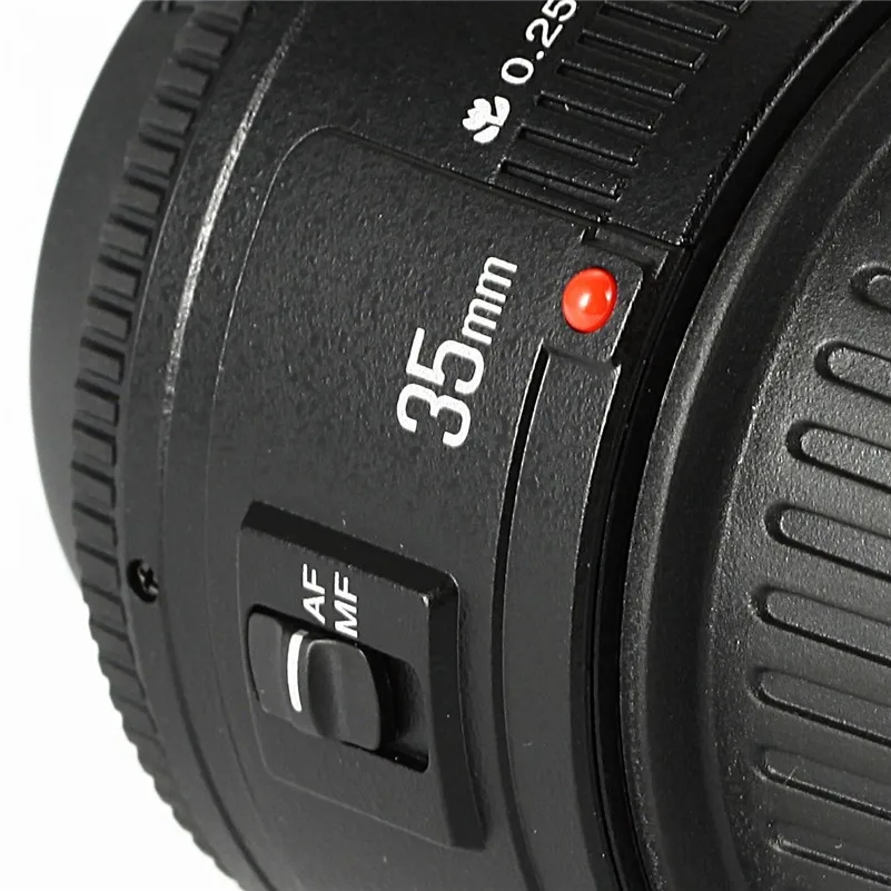 YONGNUO – objectif autofocus à grande ouverture pour appareil photo DSLR, pour Canon EOS 5DII 5DIII 650D 600D 450D 60D 7D 7DII 6D 30D, 35mm