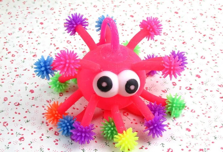 1PCS Snow Vent Software per bambini Giocattoli emettitori di luce Flash Ball Vent Ball Regali 2021