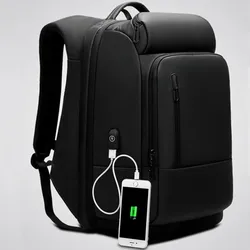 School Business Backpack USB External Charge 17 Inch Computer Laptop  Shoulders Men Bag Anti-theft Waterproof Travel Backpacks