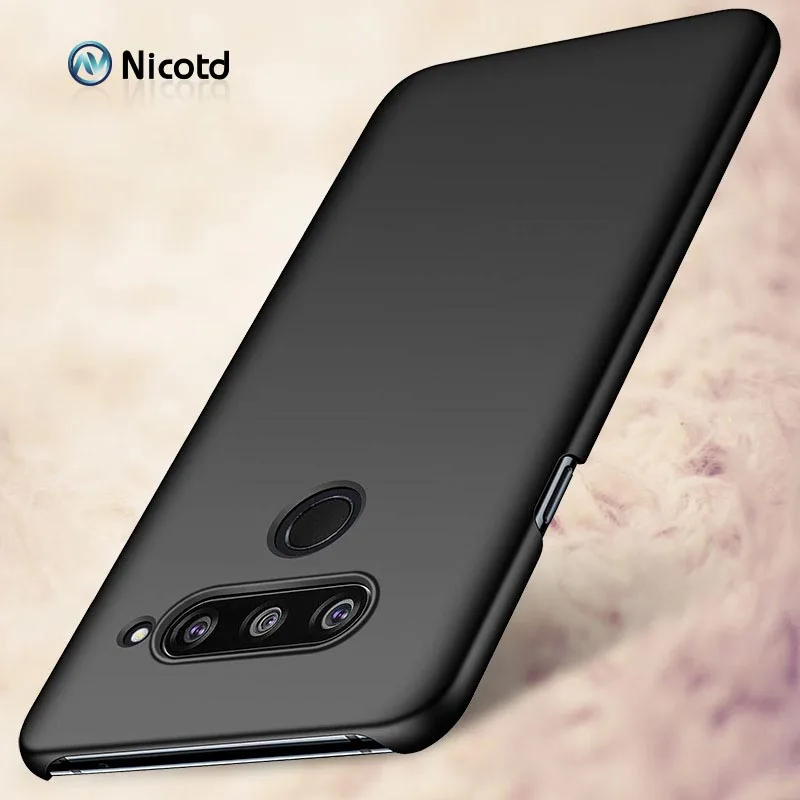 Case For LG V40 ThinQ Luxury Plastic Matte Phone cases Slim Hard PC Back Cover sFor LG G7 ThinQ V30 V20 V40 Q6 Q7 Q8 Q9 G6 G7