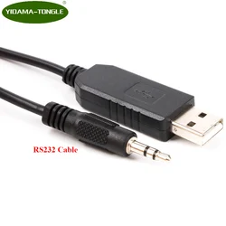 USB RS232 to 3.5mm Serial Converter Adpater Mini Audio jack Stereo Plug cable