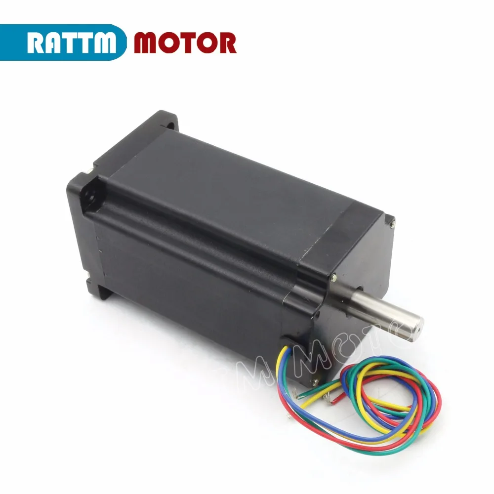 Nema34 CNC stepper motor 154mm 1600Oz-in 5.0A Dual shaft For Milling Router / 3D Printer