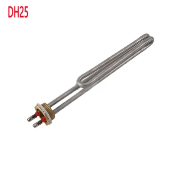 황동 플랜지 발열체, DN25, 32mm, 1.0 인치, 태양열 온수기, 사우나 부품용 접이식 전기 히트 튜브