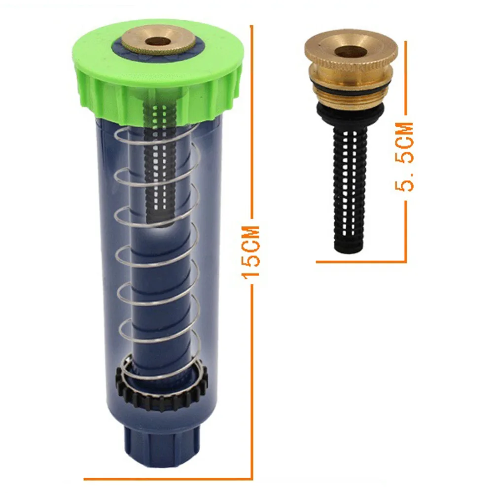 Regulowane wyskakujące tryskacze z 1/2 Cal gwint żeński 90-360 stopni automatyczne chowane nawadnianie trawnika zraszacz 5 sztuk
