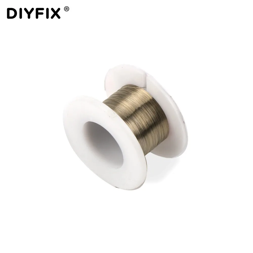 DIYFIX-herramientas de reparación de teléfonos móviles, separación de pantalla LCD de 0,06mm, línea de corte de alambre de 100M para iPhone y Samsung