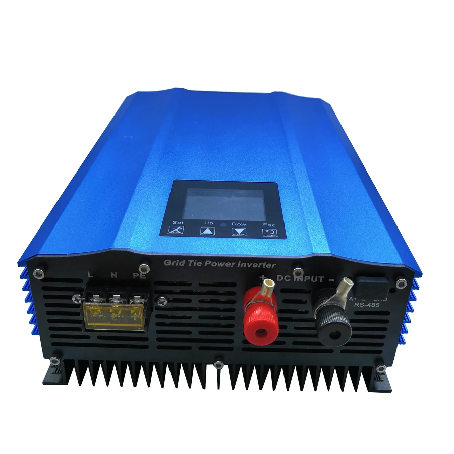 1000W Grid Tieอินเวอร์เตอร์จอLCDสีสันสดใสปรับแบตเตอรี่Discharge 24V 36V 48V 72V 96V,DCหลายอินพุตตัวเลือก