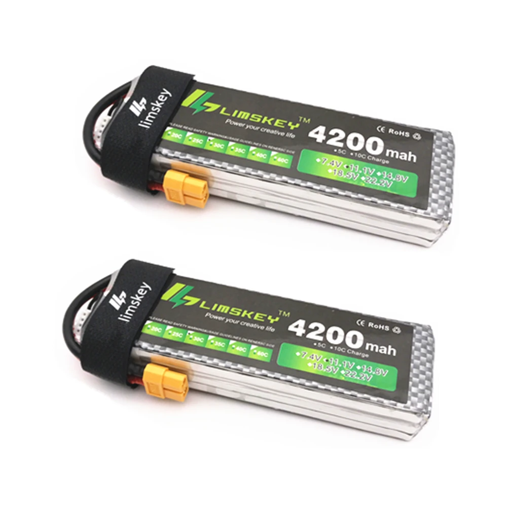 

Limskey Power 3S 11.1v 4200mah Lipo Battery 30C For Quadcopter Helicopter Four axis RC Car Boat power Drone 3s lipo battery 11.1