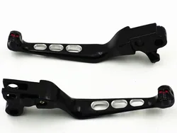 Black Skull Brake Clutch Lever for Harley Fat Boy Softail Dyna Sportster 883 XL