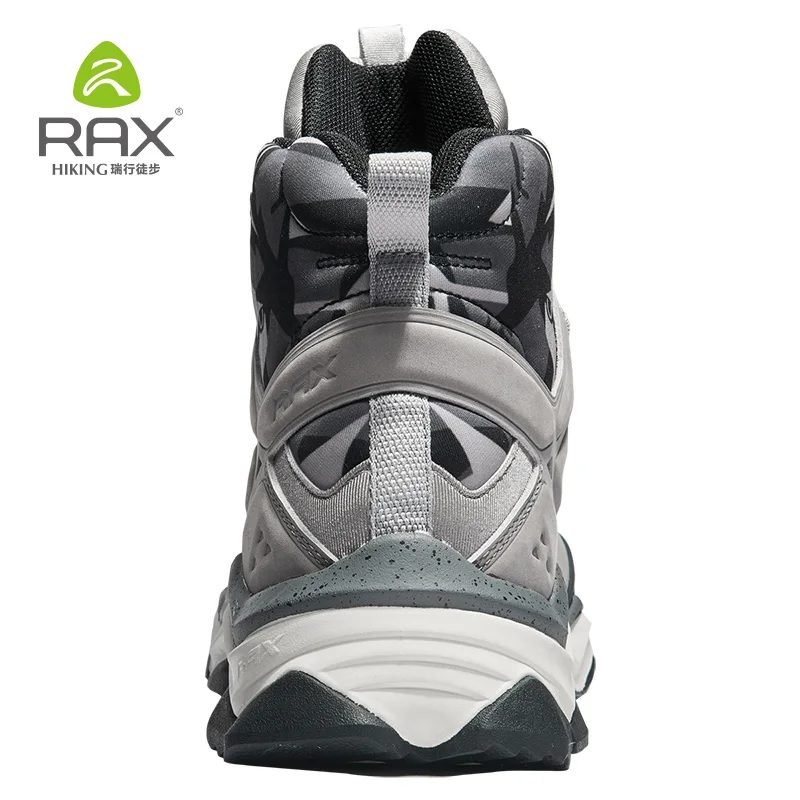 Rax Men Waterproof Hiking Boots Outdoor Professional Mountain Trekking Shoes Leather Tactical Boots for Men Light Hiking Shoes
