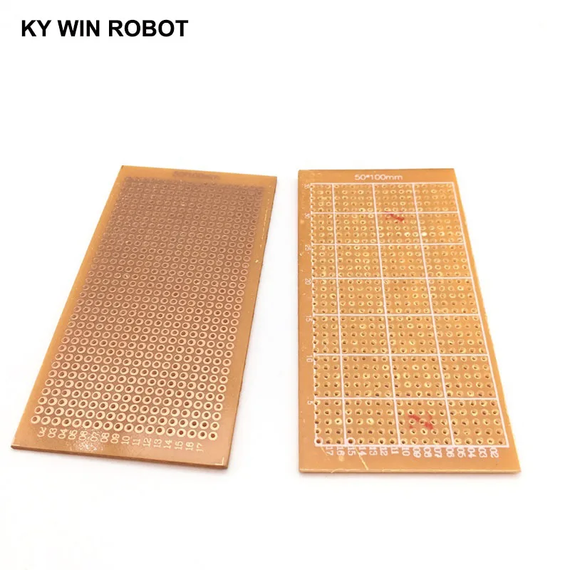 5PCS/LOT DIY 5*10cm Prototype Paper Copper PCB Universal Experiment Matrix Circuit Board 5x10cm