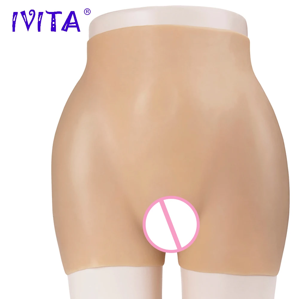 IVITA  Artificial Vagina Transgender Fake Silicone Vagina Panties Realistic Soft Underwear Silicon Drag Queen Sexy Crossdress