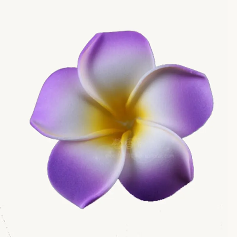 10pcs/lot 4/6/8cm Plumeria Hawaiian Foam Frangipani Artificial Flower Headdress Flowers Wedding Party Home Decoration