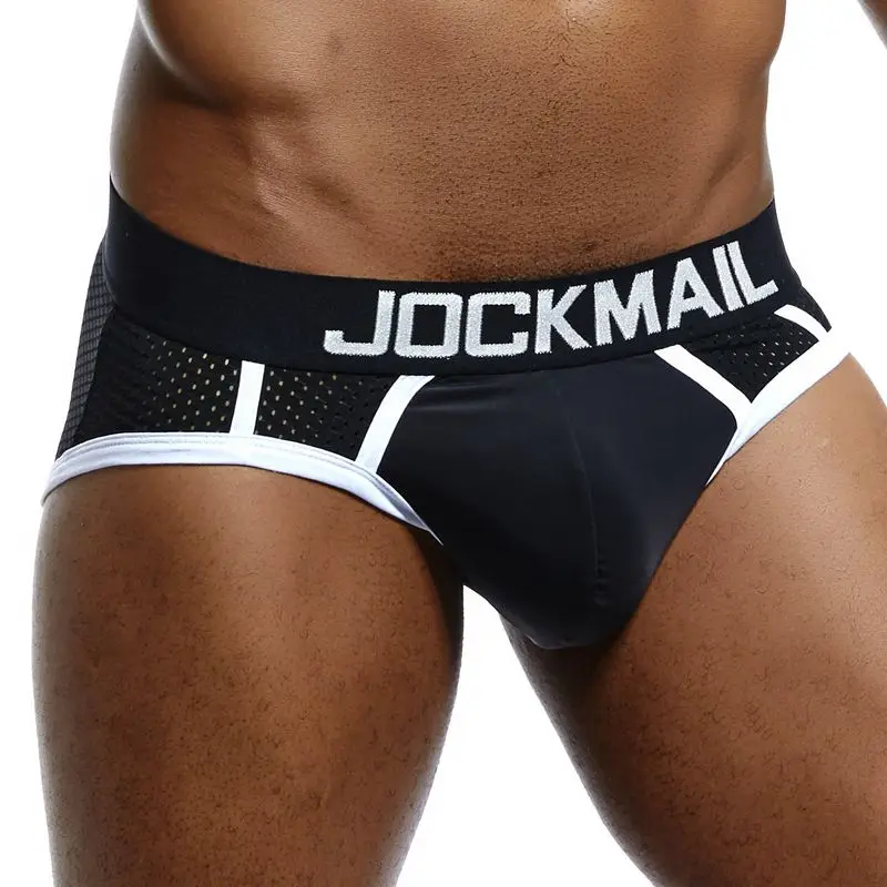 JOCKMAIL brand mens briefs sexy men underwear mens underpants male panties shorts U convex pouch men bikini Gay underwear