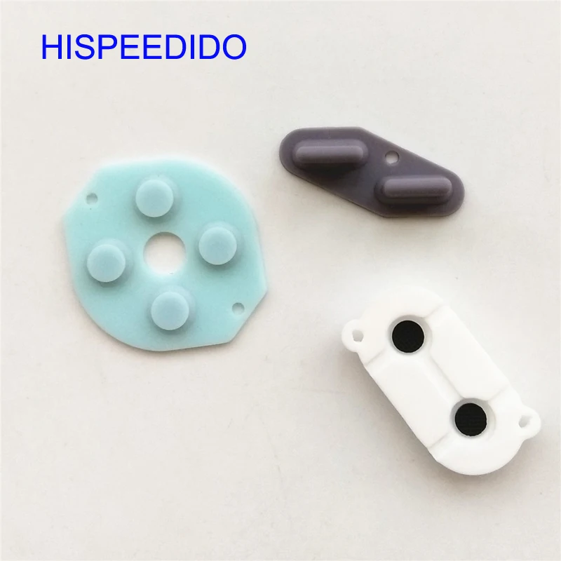 HISPEEDIDO 2 เซ็ต/ล็อตเปลี่ยน Conductive ยางซิลิโคนสําหรับ Nintendo Gameboy Classic GB GBO คอนโซล DMG