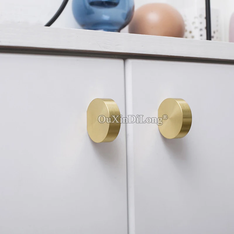 Elegant 20PCS European Solid Brass Kitchen Cabinet Pulls Cupboard Wardrobe Drawer TV Cabinet Pulls Handles and Knobs