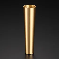 high Brass Cabinet Leg Covers Chair Cups Furniture Leg Tube Protector Table Feet Cover Free Shipping