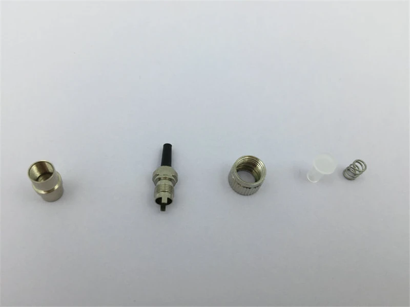 Kit de conectores de fibra FC de 1000mm, sin virola SM MM, tornillo interior, tapón ajustable, accesorios ópticos ajustables, 0,9 Uds.