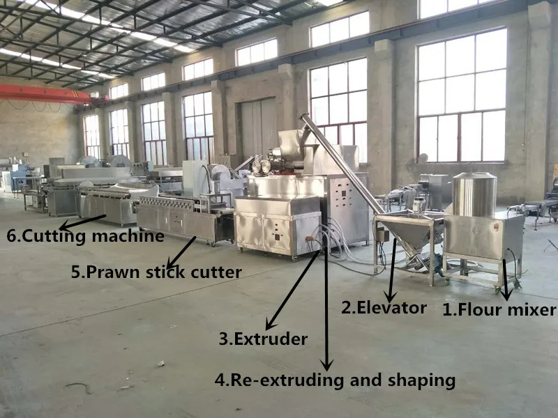 스낵 식품 새우 크래커 만드는 기계/크래커 만드는 기계
