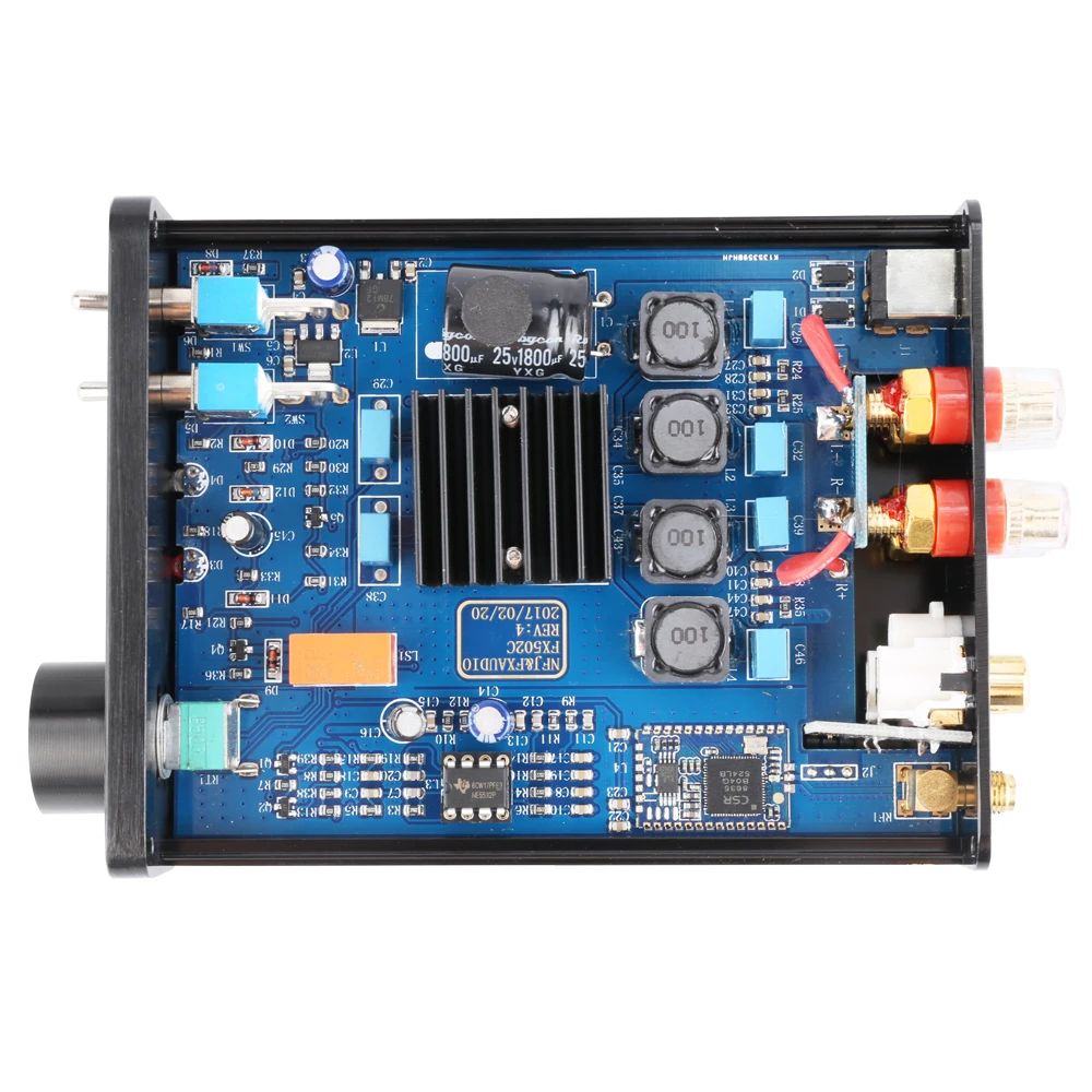 NFJ & FXAUDIO FX502C – MINI amplificateur de puissance numérique, Bluetooth 4.0, CSR8635, pour la maison, professionnel