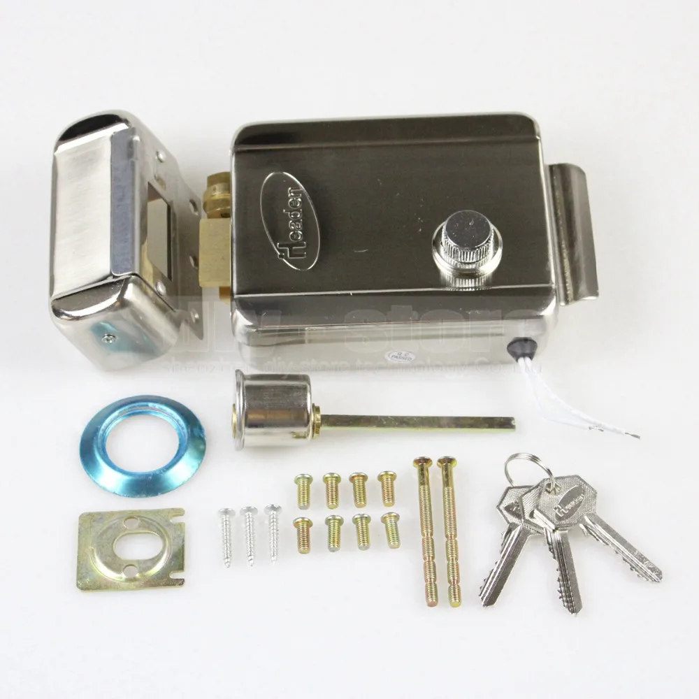 DIYSECUR Electronic Lock Door Lock Security System for Veideo Door Phone Doorbell Intercom Access Control System