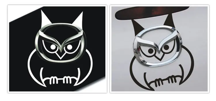 Aliauto Car-styling Reflective Car Decoration Cartoon Owl Car Sticker And Decal Tail Accessories For Mazda 2 3 6 cx 5 Cx7