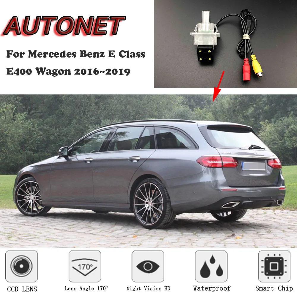 AUTONET Backup Rear View camera For Mercedes Benz E Class E400 Wagon 2016 2017 2018 2019 Night Vision/license plate camera