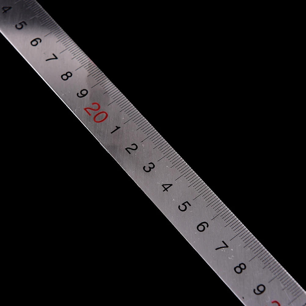 Ruler Measuring Tool Stainless Steel Metal Straht Ruler Ruler Tool  90 Degree Angle Metric Try Mitre Square Thickness: 1.2mm