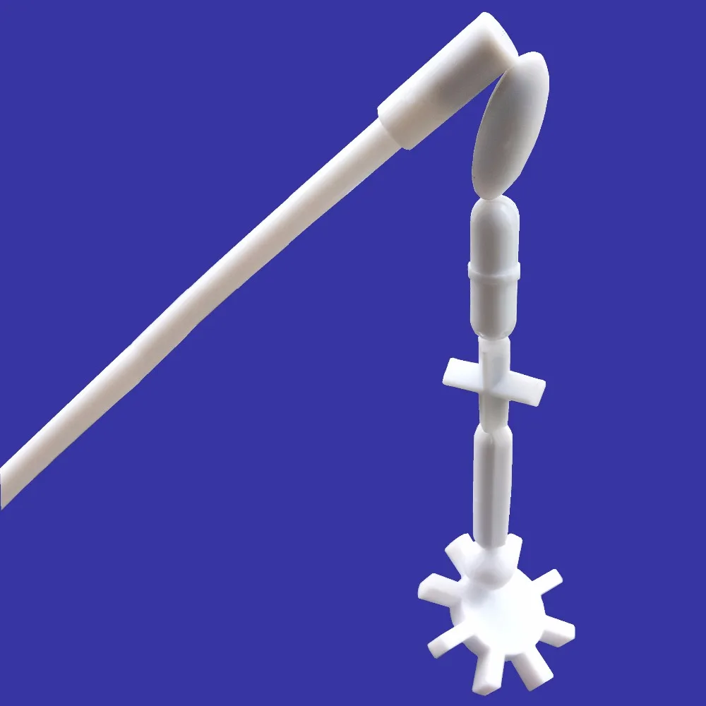 250 mm Rührstäbe, Recyclingstäbe, PTFE-Entferner für Rührstab, biegsame Rührstäbe, Recyclingstab, 1 Stück