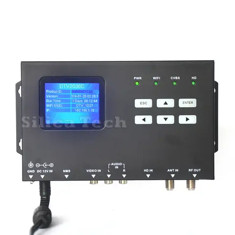 Original SOUKA SKD2036 DVB-T modulator 1080P HD AV/ HDMI 1 Route, panel & ethernet setting