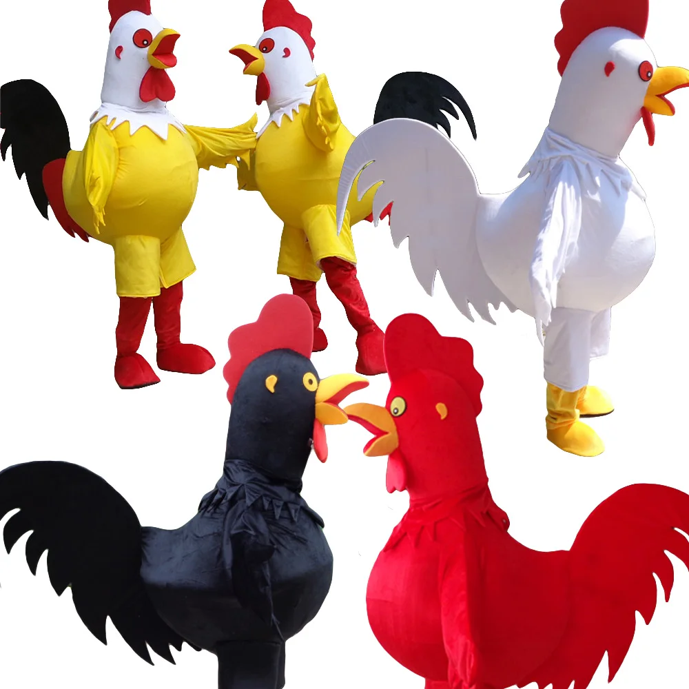 2017new Verkauf wie heiße kuchen Big rooster maskottchen kostüm Die hahn maskottchen puppen kleidung Freies verschiffen