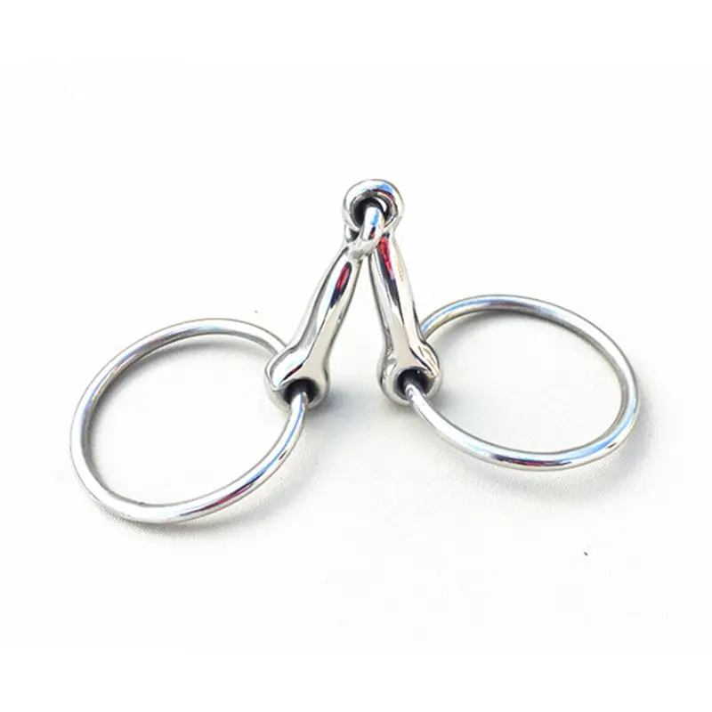 Stainless Steel Ring Snaffle Bit 11cm Pony Bits Horse Equipment