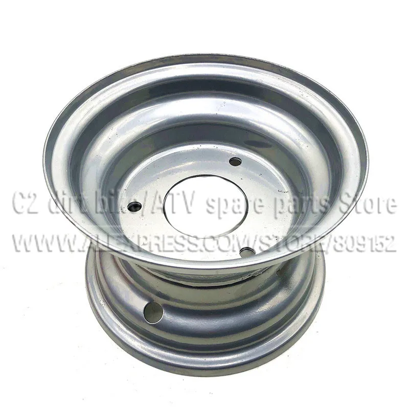 Size 6 inch wheel hub use 145/70-6 13x5.00-6 13x6.50-6 tire tyre ATV 3 hole Vacuum rims for 110-125cc Go-Kart, ATV, lawn mower