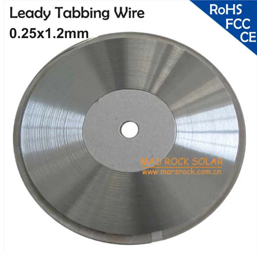 

0.25x1.2mm Leady PV Ribbon Wire, 100% Super Quality, 2KG, 590meters, Solar Tab Wire for DIY Solar Module.Solar Tabbing Wire