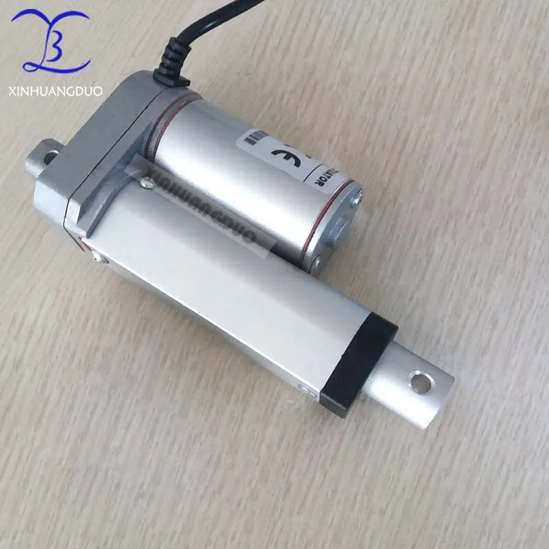 Electric Linear Actuator 12V 25mm 50mm 75mm 100mm 900N /198LBS micro high speed linear actuator for TV ,door window xinhuangduo