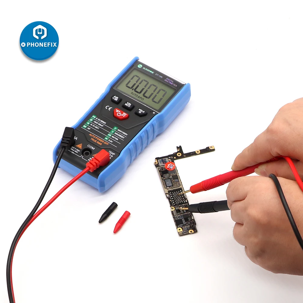 PHONEFIX puntali per Test sonda universale Pin per multimetro digitale punta dell'ago Tester Tester sonda cavo penna cavo 1000V 20a/10a