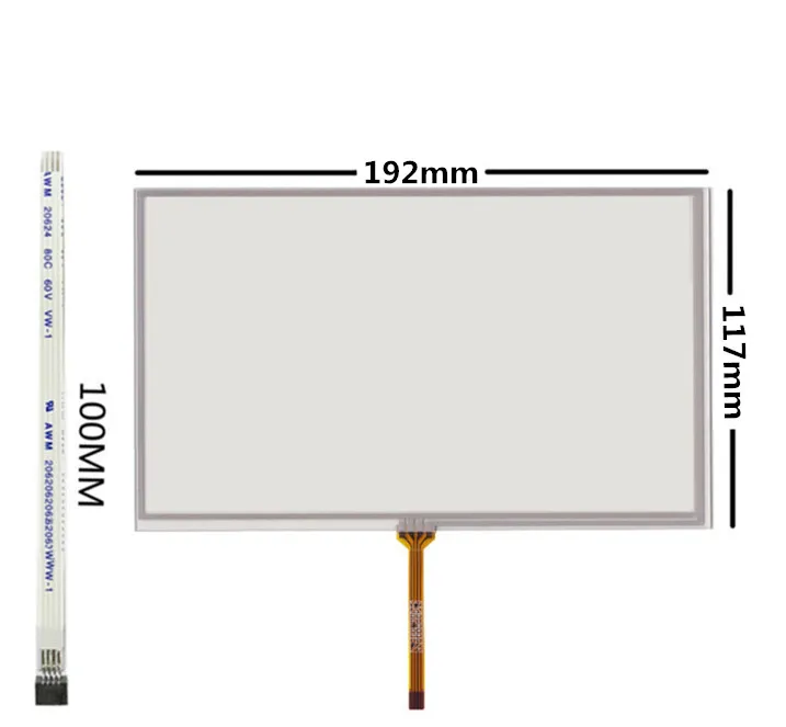 8 Inch HSD080IDW1 AT080TN64 AT080TN03 Original Handwritten Car DVD Navigation GPS Resistance Digitizer Touch Screen Panel