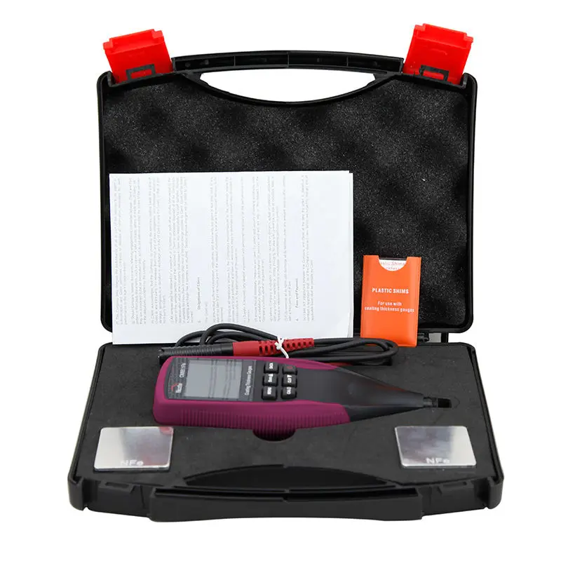 Nfe Revestimento Digital Medidor de Espessura Lcd Backlight Pintura do Carro Espessura Medidor 01250um Sonda Separada Cm8811fn Profissional fe